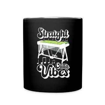 Vibraphon, vibraphoniste - Mug uni - noir - Devant