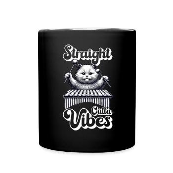 Vibraphon, vibraphoniste - Mug uni - noir - Devant