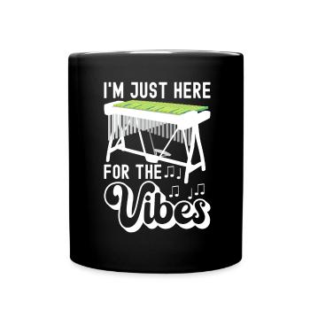Vibraphon, vibraphonist - Full Colour Mug - black - Front