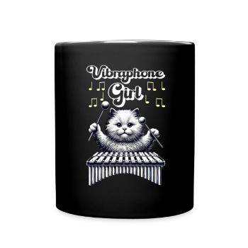 Vibraphon, vibraphonist - Full Colour Mug - black - Front