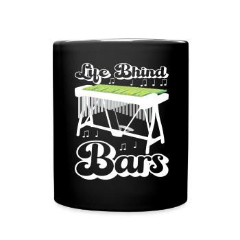 Vibraphon, vibraphoniste - Mug uni - noir - Devant