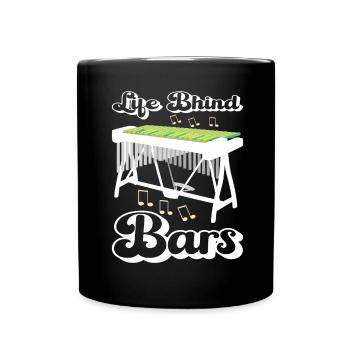 Vibraphon, vibraphonist - Full Colour Mug - black - Front