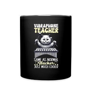 Vibraphon Vibraphonist - Tasse einfarbig - Schwarz - Vorne