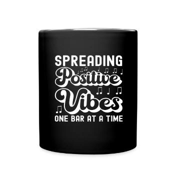 Vibraphon, vibraphonist - Full Colour Mug - black - Front