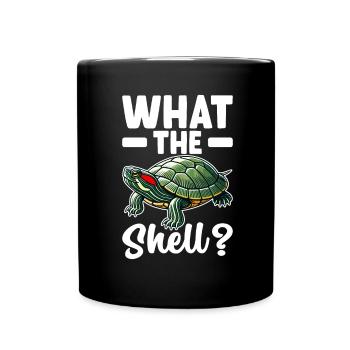 Turtle Red-eared Turtle - Full Colour Mug - black - Front