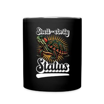 Turtle Red-eared Turtle - Full Colour Mug - black - Front