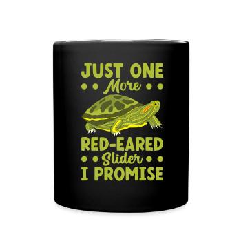 Turtle Red-eared slider - Full Colour Mug - black - Front