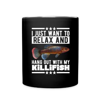 Killifish Quarium Fish - Mug uni - noir - Devant