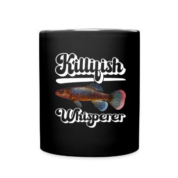 Killifish Quarium Fish - Full Colour Mug - black - Front