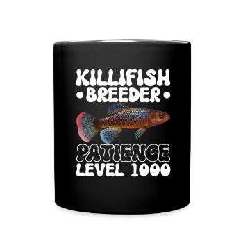Killifish Quarium Fish - Full Colour Mug - black - Front