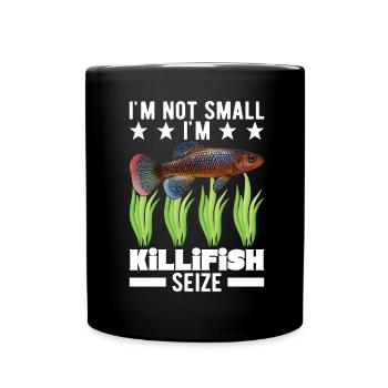 Killifish Quarium Fish - Full Colour Mug - black - Front