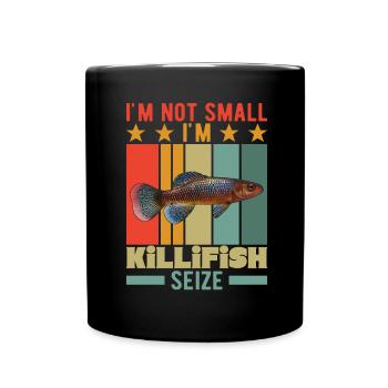 Killifish Quarium Fish - Full Colour Mug - black - Front