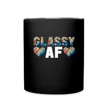 Vitrail artiste Vitrail Art - Mug uni - noir - Devant