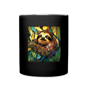 Vitrail artiste Vitrail Art - Mug uni - noir - Devant