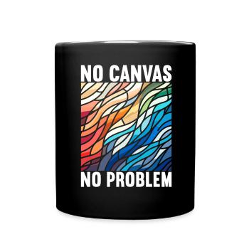 Vitrail artiste Vitrail Art - Mug uni - noir - Devant