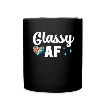 Vitrail artiste Vitrail Art - Mug uni - noir - Devant