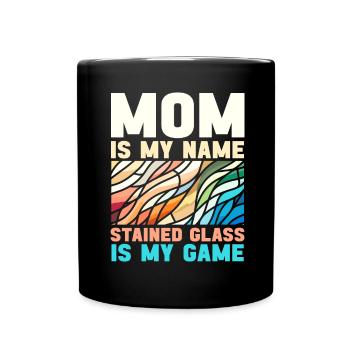 Vitrail artiste Vitrail Art - Mug uni - noir - Devant