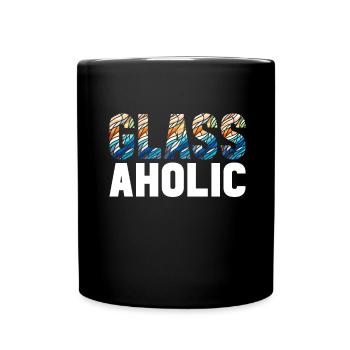 Vitrail artiste Vitrail Art - Mug uni - noir - Devant