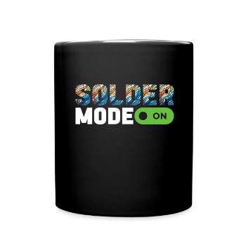 Vitrail artiste Vitrail Art - Mug uni - noir - Devant