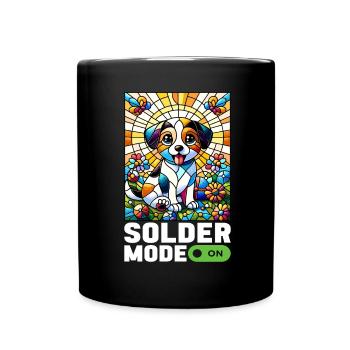 Vitrail artiste Vitrail Art - Mug uni - noir - Devant