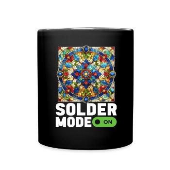Vitrail artiste Vitrail Art - Mug uni - noir - Devant