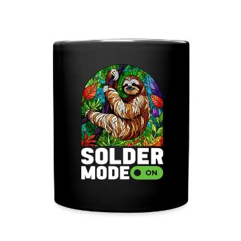 Vitrail artiste Vitrail Art - Mug uni - noir - Devant