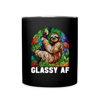 Vitrail artiste Vitrail Art - Mug uni - noir - Devant