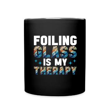 Vitrail artiste Vitrail Art - Mug uni - noir - Devant