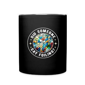 Vitrail artiste Vitrail Art - Mug uni - noir - Devant