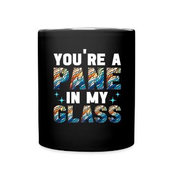 Vitrail artiste Vitrail Art - Mug uni - noir - Devant
