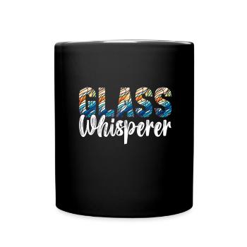 Vitrail artiste Vitrail Art - Mug uni - noir - Devant