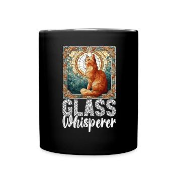 Vitrail artiste Vitrail Art - Mug uni - noir - Devant
