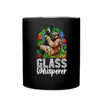 Vitrail artiste Vitrail Art - Mug uni - noir - Devant