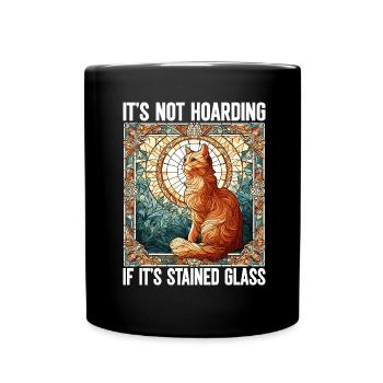 Vitrail artiste Vitrail Art - Mug uni - noir - Devant