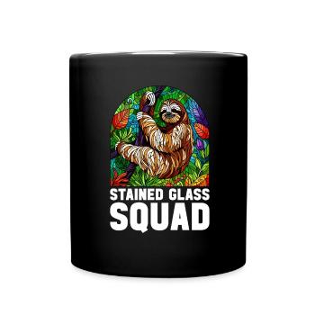 Vitrail artiste Vitrail Art - Mug uni - noir - Devant