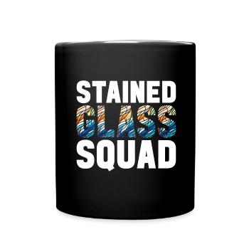 Vitrail artiste Vitrail Art - Mug uni - noir - Devant