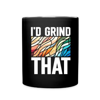 Vitrail artiste Vitrail Art - Mug uni - noir - Devant