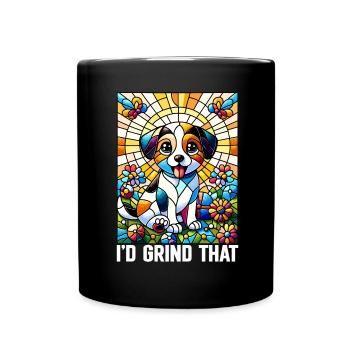 Vitrail artiste Vitrail Art - Mug uni - noir - Devant