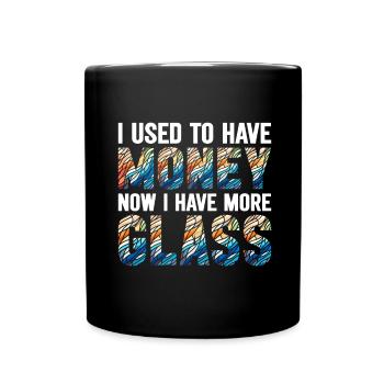 Vitrail artiste Vitrail Art - Mug uni - noir - Devant