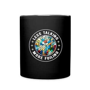 Vitrail artiste Vitrail Art - Mug uni - noir - Devant