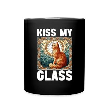 Vitrail artiste Vitrail Art - Mug uni - noir - Devant