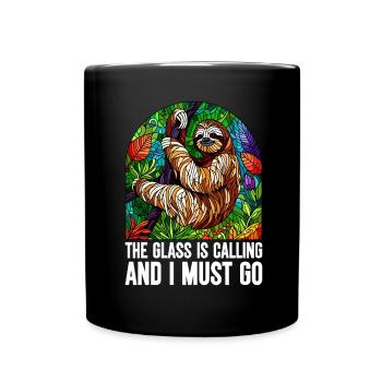 Vitrail artiste Vitrail Art - Mug uni - noir - Devant