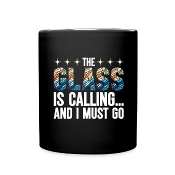 Vitrail artiste Vitrail Art - Mug uni - noir - Devant