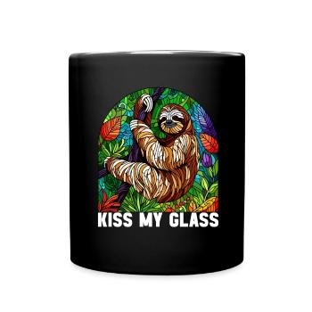 Vitrail artiste Vitrail Art - Mug uni - noir - Devant