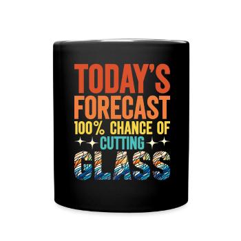 Vitrail artiste Vitrail Art - Mug uni - noir - Devant