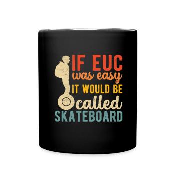 EUC Monowheel - Tasse einfarbig - Schwarz - Vorne