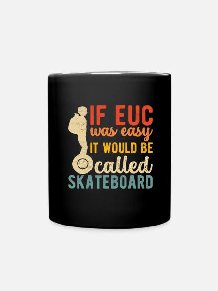 EUC Monowheel - Tasse einfarbig - Schwarz