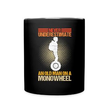 EUC Monowheel - Tasse einfarbig - Schwarz - Vorne