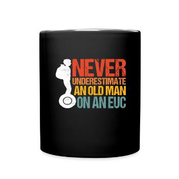 EUC Monowheel - Tasse einfarbig - Schwarz - Vorne