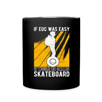 EUC Monowheel - Tasse einfarbig - Schwarz - Vorne
